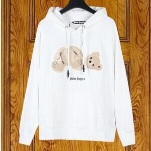 Palm Angels Hooded Sweatshirt White